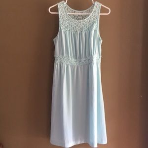 👗 Anthropologie Teal Lace Dress